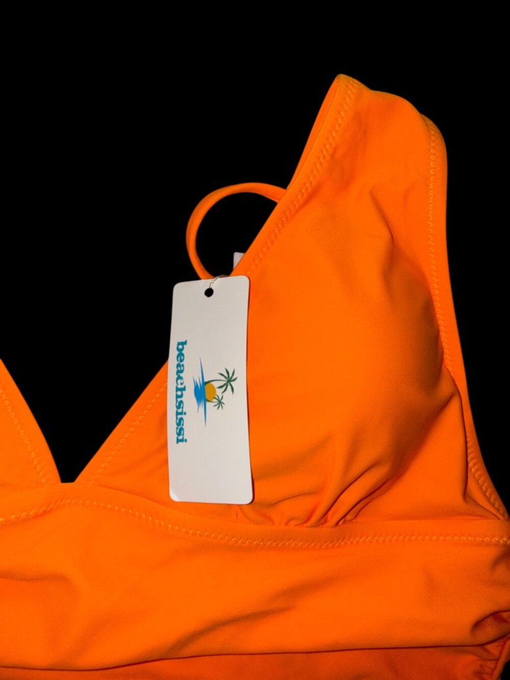 Beachsissi Orange Tankini Top – Size M - Picture 2 of 4